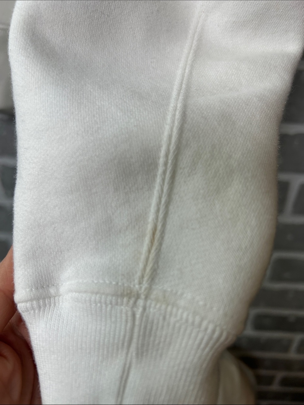Polo Ralph Lauren White Crewneck Sweatshirt Embroidered Pony Logo Size L - Picture 5 of 5